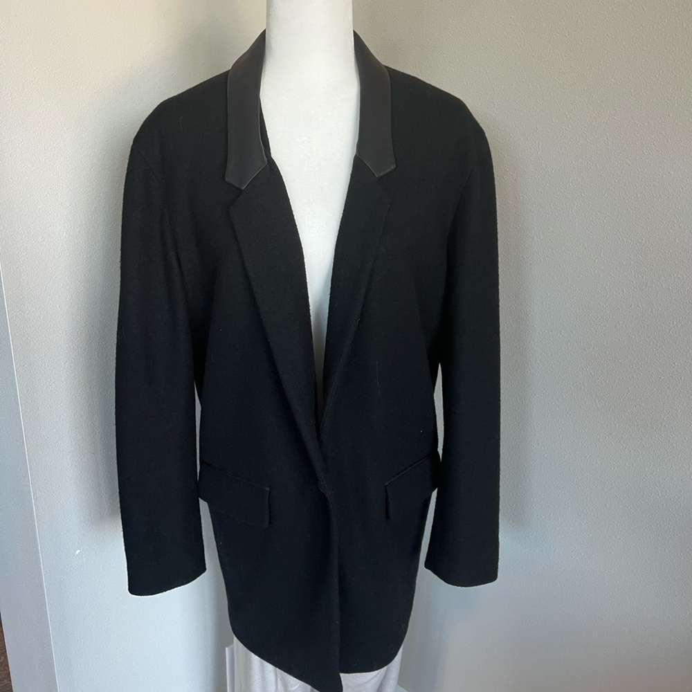 Rag&Bone Black wool felt blazer